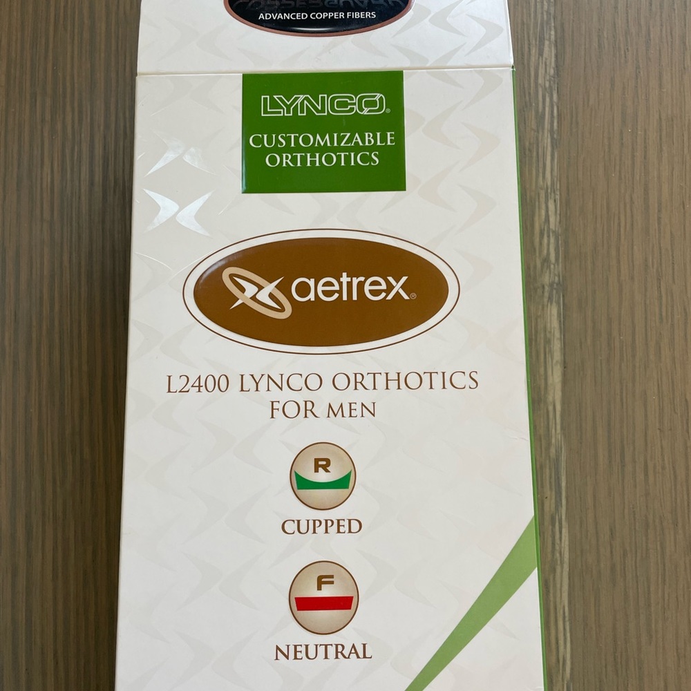 Aetrex Lynco Customizable Orthotics for Men **BRAND NEW** - Picture 4 of 7